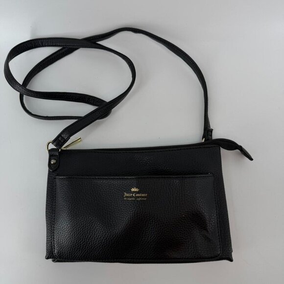 Juicy Couture Handbags - Juicy Couture Los Angeles Cal Black Cross Shoulder Bag